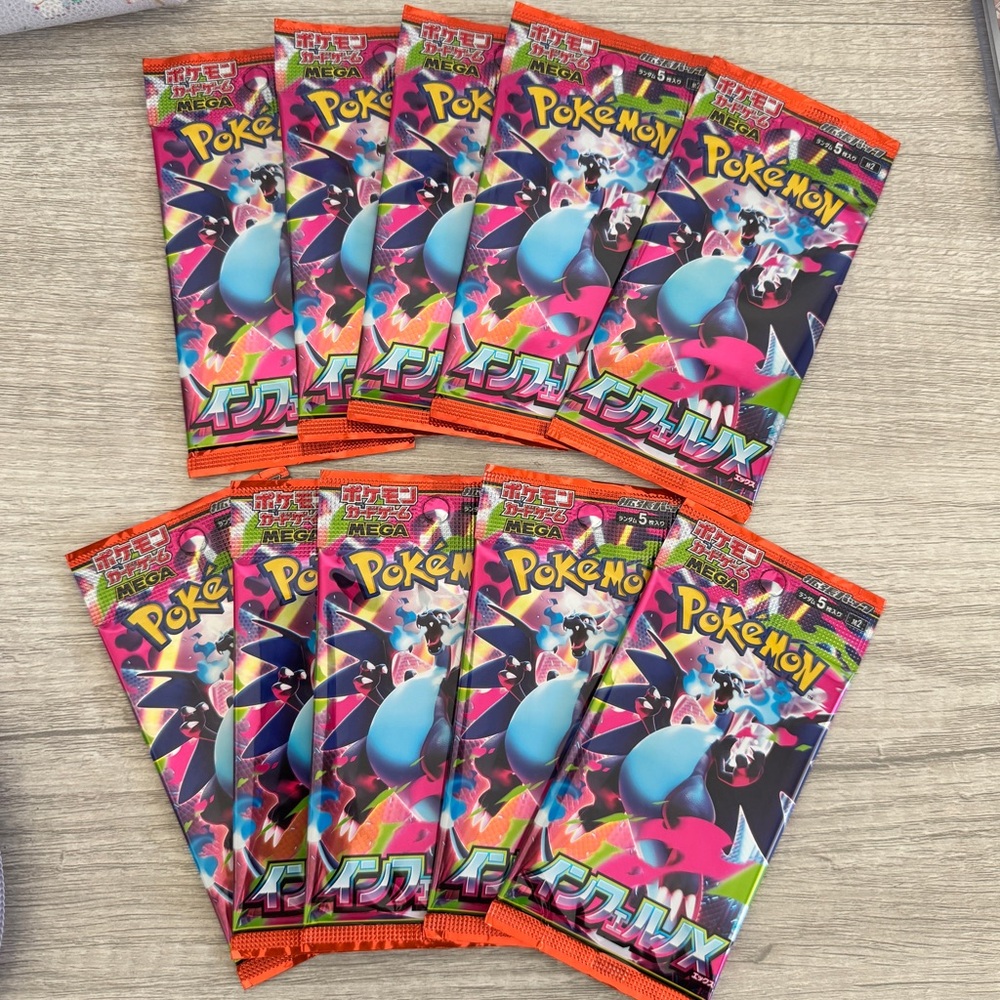 Pokemon Mega Inferno X Booster Pack x10